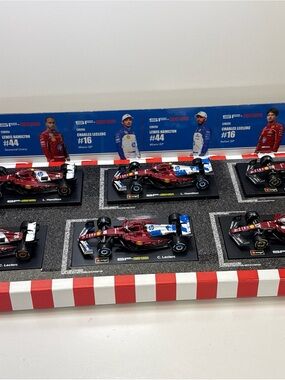 90 Formula Racing Car Toy - Red and Blue Die-Cast Model